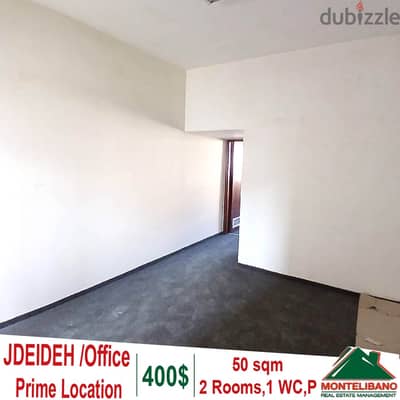 Prime Location 50 Sqm Office For Rent In Jdeideh with View