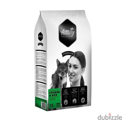 Amity Premium cat food - Chicken & Rice 1.5kg