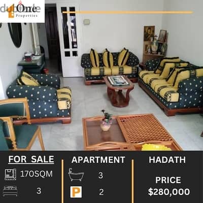 FURNISHED APARTMENT FOR SALE IN HADATH