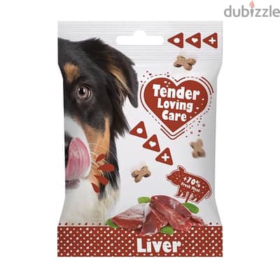 Premium soft dog snack with liver - 100g