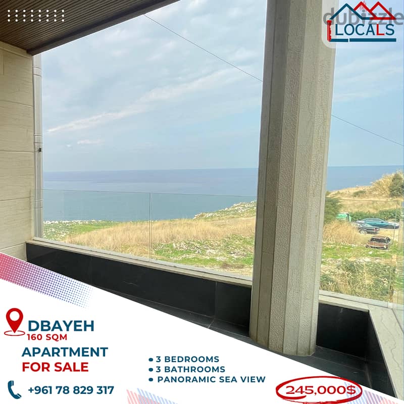 160 SQM Apartment For Sale in Dbayeh 0