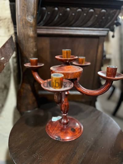 candle holder solid wood