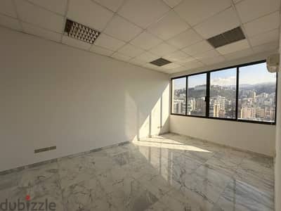 200 Sqm | Prime Location Office For Rent In Jal El Dib | Open Sea View