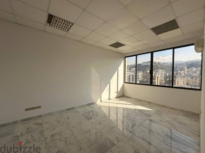 200 Sqm | Prime Location Office For Rent In Jal El Dib | Open Sea View 0