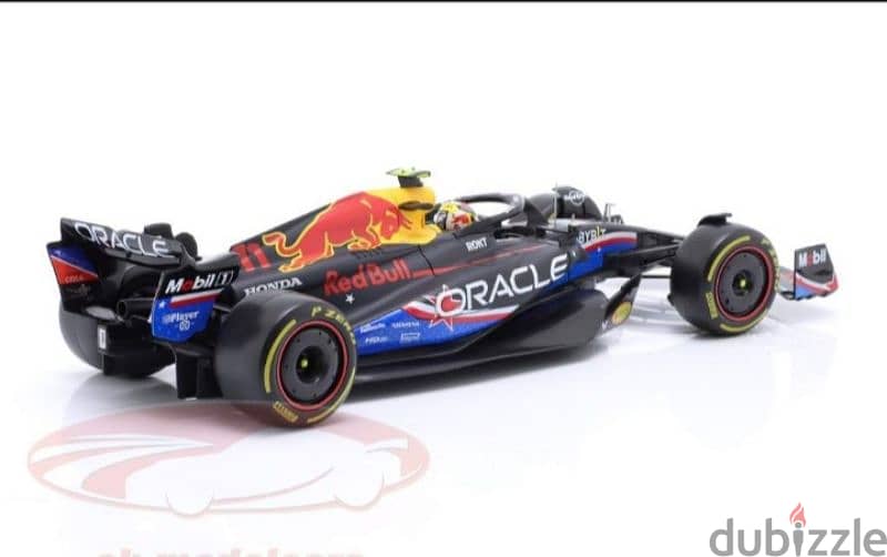 S. Perez Red Bull RB19 (GP USA 2023) diecast car model 1;18. 3