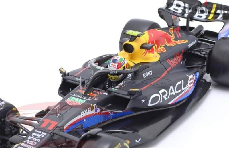 S. Perez Red Bull RB19 (GP USA 2023) diecast car model 1;18. 6