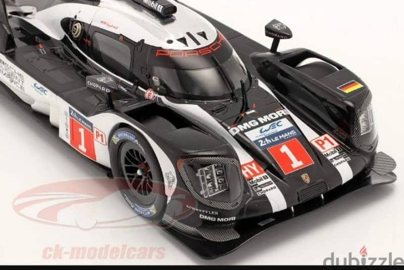 Porsche 919 Hybrid (24h Le Mans 2016) diecast car model 1;18. 4