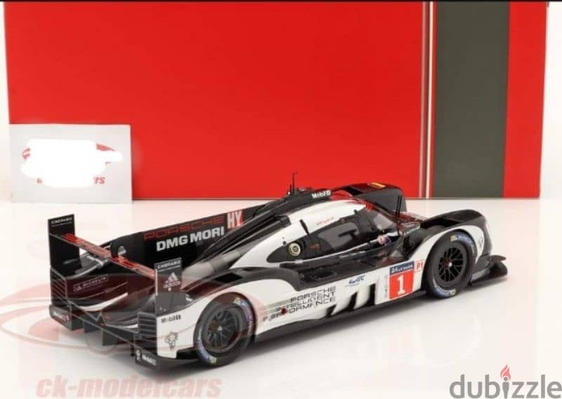 Porsche 919 Hybrid (24h Le Mans 2016) diecast car model 1;18. 6