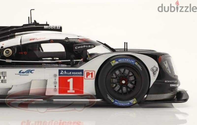 Porsche 919 Hybrid (24h Le Mans 2016) diecast car model 1;18. 7