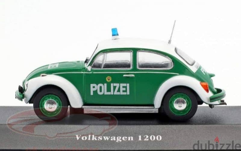 Volkswagen 1200 1977(Police Germany) diecast car model 1;43 2