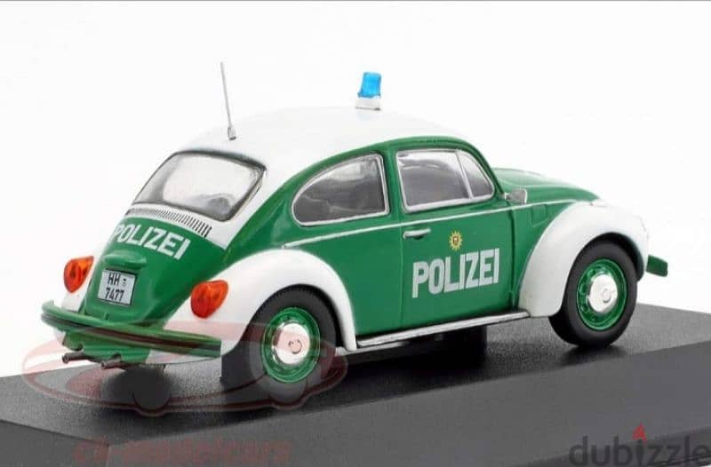 Volkswagen 1200 1977(Police Germany) diecast car model 1;43 3