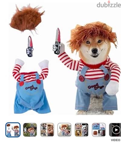 chucky costume for small dogs