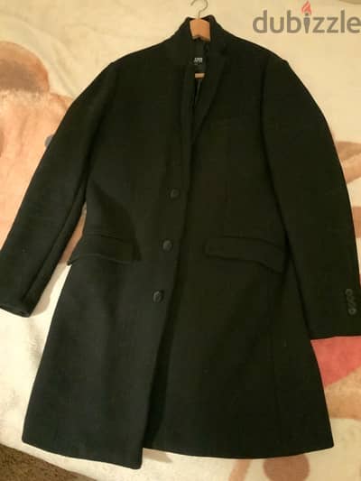 black velour coat size medium