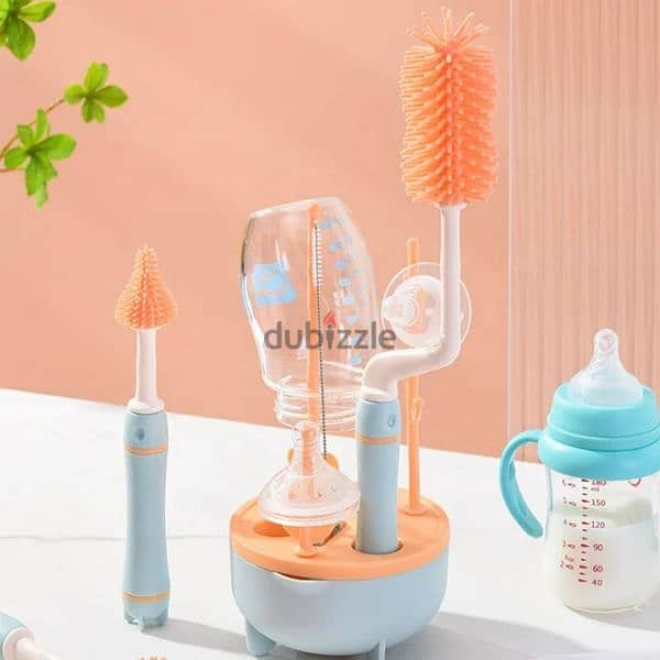 bottle brush bottle draining racks مشك للرضاعة فرشاية 3