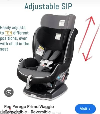 Carseat peg perego viaggio switchable like new free delivery