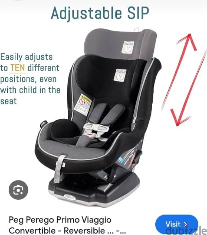 Peg perego carseat viagio switchable like new free delivery 1