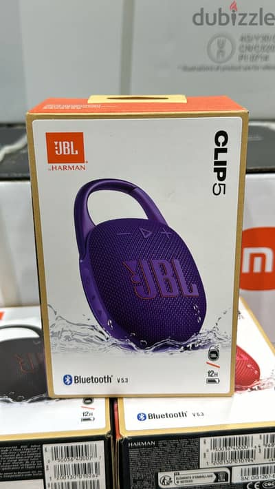 Jbl clip 5 purple great & last price