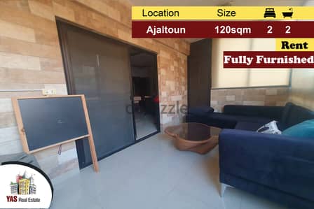 Ajaltoun 120m2  |Rent | Furnished | Mountain View | Well Maintained|KH