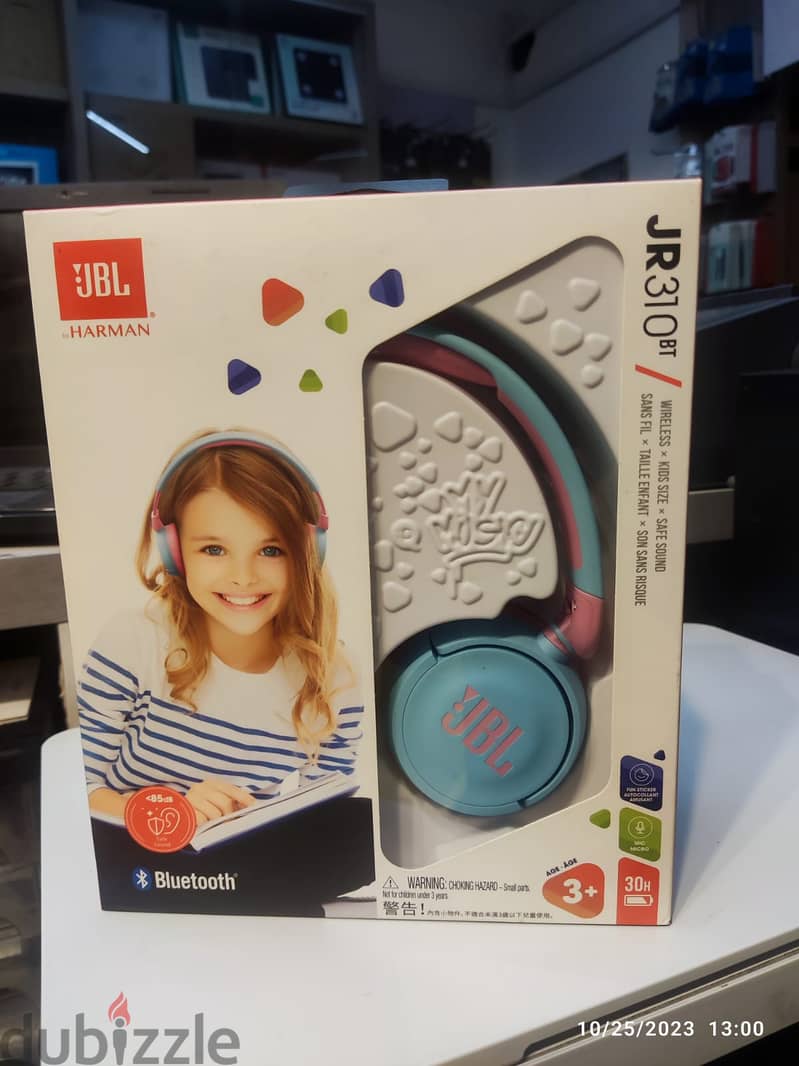 JBL jr 310bt wireless blue amazing & best price 0