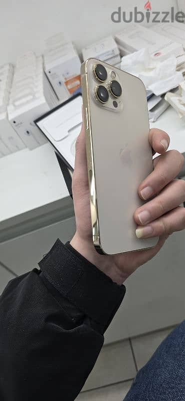 iphone 13 pro max 512 gb gold like new 2