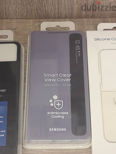 Smart clear view cover Samsung s21 original & good price