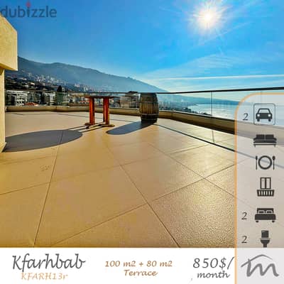 Kfarehbeb | Signature 2 Bedrooms Rooftop | 100m² + 80m² Terrace | View