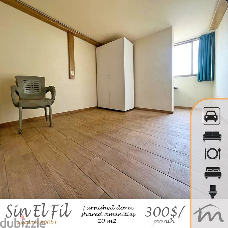 Sin El FIl | 24/7 Electricity | Furnished and Equipped Dorm/Foyer 0