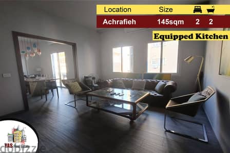 Achrafieh 145m2 | Equipped | Prime Location | High End |AA/LB