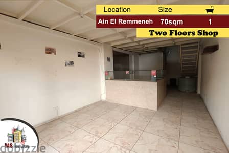 Ain El Remmeneh 70m2 | Two Floors Shop | Perfect Investment | AA |