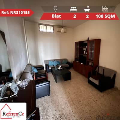 Apartment with view in Blat شقة مع أطلالة في بلاط