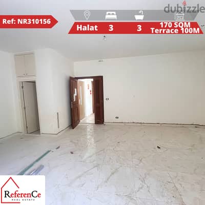 Apartment with Terrace in Halat شقة مع تراس في حالات