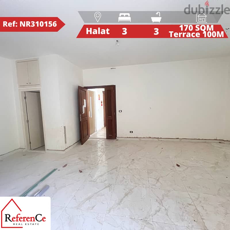 Apartment with Terrace in Halat شقة مع تراس في حالات 0