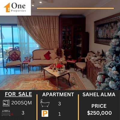 FURNISHED APARTMENT FOR SALE IN SAHEL ALMA