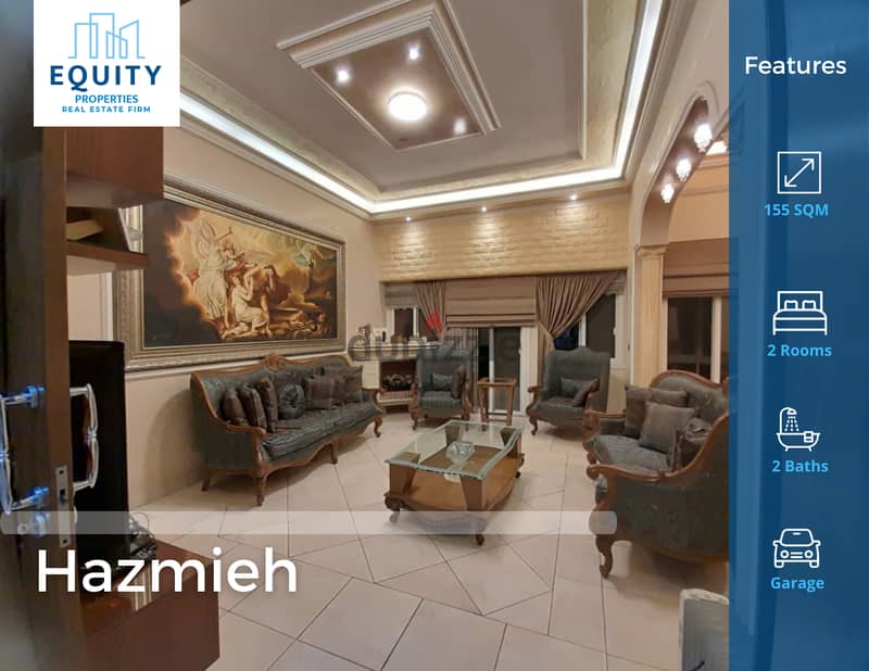 155 SQM Apartment For Sale In Hazmieh شقة للبيع #AA1332143 0