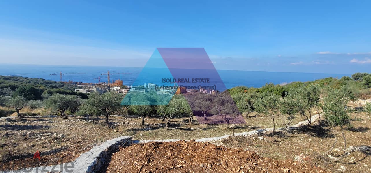 Land +Mountain/sea view for sale in Monsef - أرض للبيع في المنصف 2