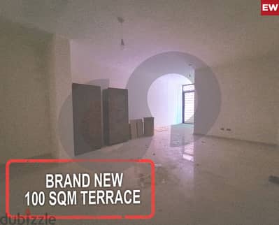 BRAND NEW-100 SQM TERRACE-Ain El Rihani/عين الريحاني REF#EW116572