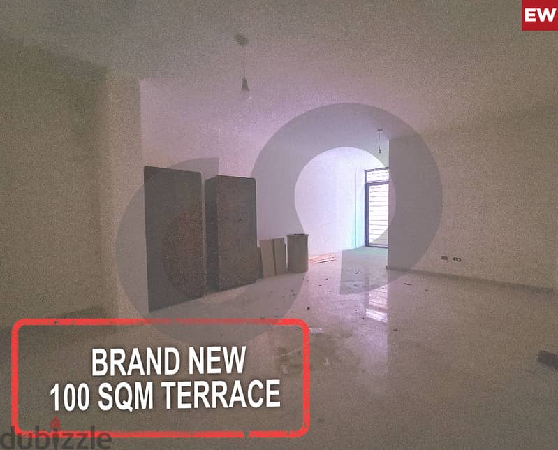 BRAND NEW-100 SQM TERRACE-Ain El Rihani/عين الريحاني REF#EW116572 0