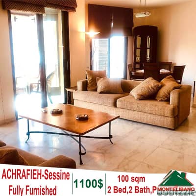 Fully Furnished 100 sqm Apartment for rent in Achrafieh -Sessine .