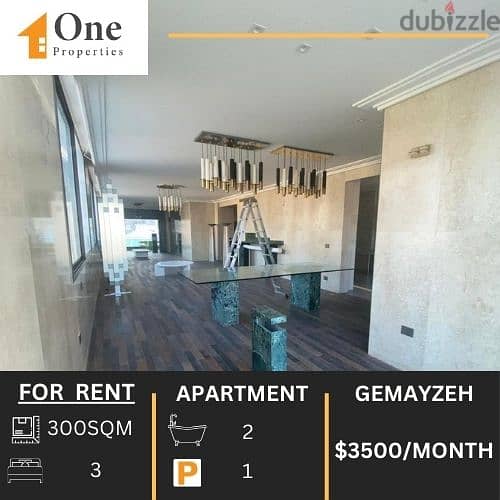 FURNISHED APARTMENT FOR RENT IN GEMAYZEH 0