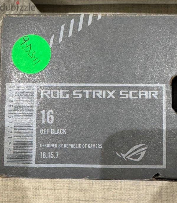 Asus ROG STRIX SCAR 16 i9-13980HX 32GB 2TB SSD 16″QHD RTX 4090 16GB 12