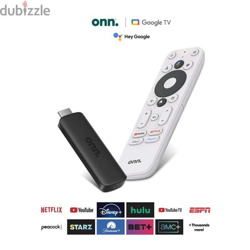 Onn Google TV Full HD Streaming Device Chromecast 2K 1