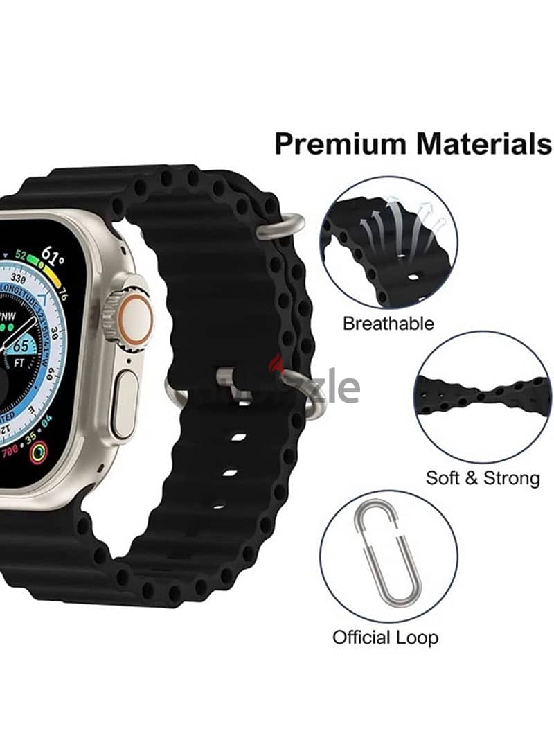 Ultra 9 Smart Watch 380 mAh with Wireless Charger 6