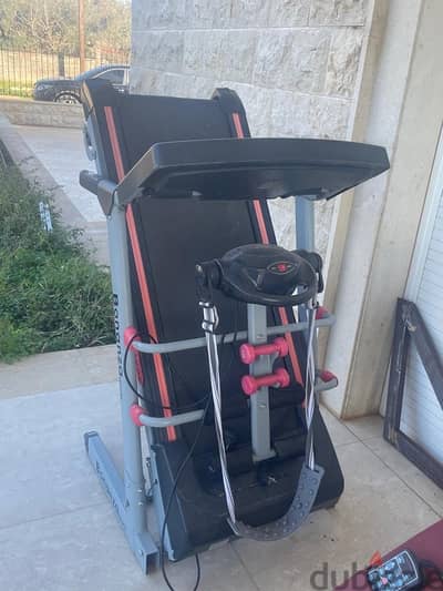 treadmill in a very good condition used only several times