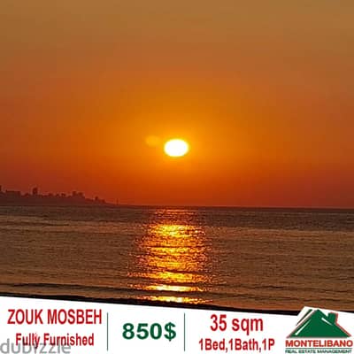 Fully Furnished 35 sqm chalet for rent in Zouk Mosbeh!!