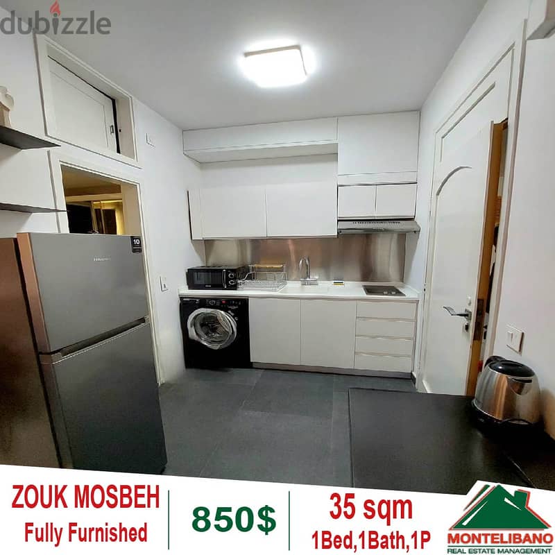 Fully Furnished 35 sqm chalet for rent in Zouk Mosbeh!! 2