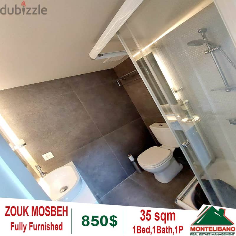 Fully Furnished 35 sqm chalet for rent in Zouk Mosbeh!! 4