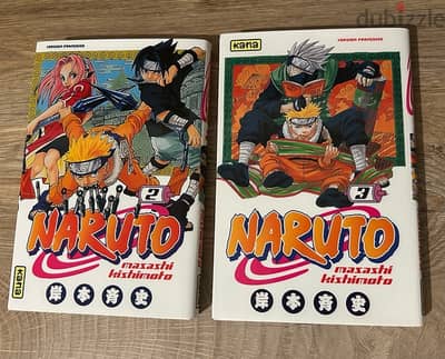 Naruto manga anime books volumes 2-3