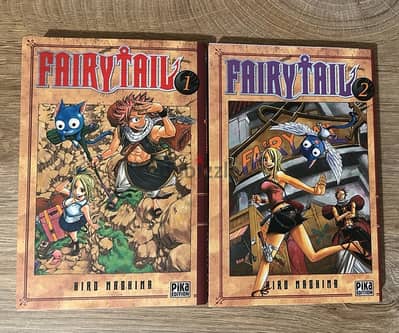 Fairy Tail manga anime books volumes 1-2