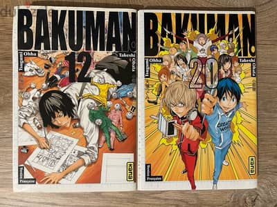 Bakuman manga anime books volumes 12-20