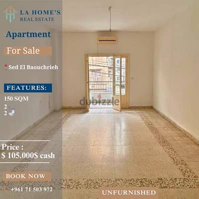 apartment for sale in Sed el baouchrieh شقة للبيع في سد البوشرية